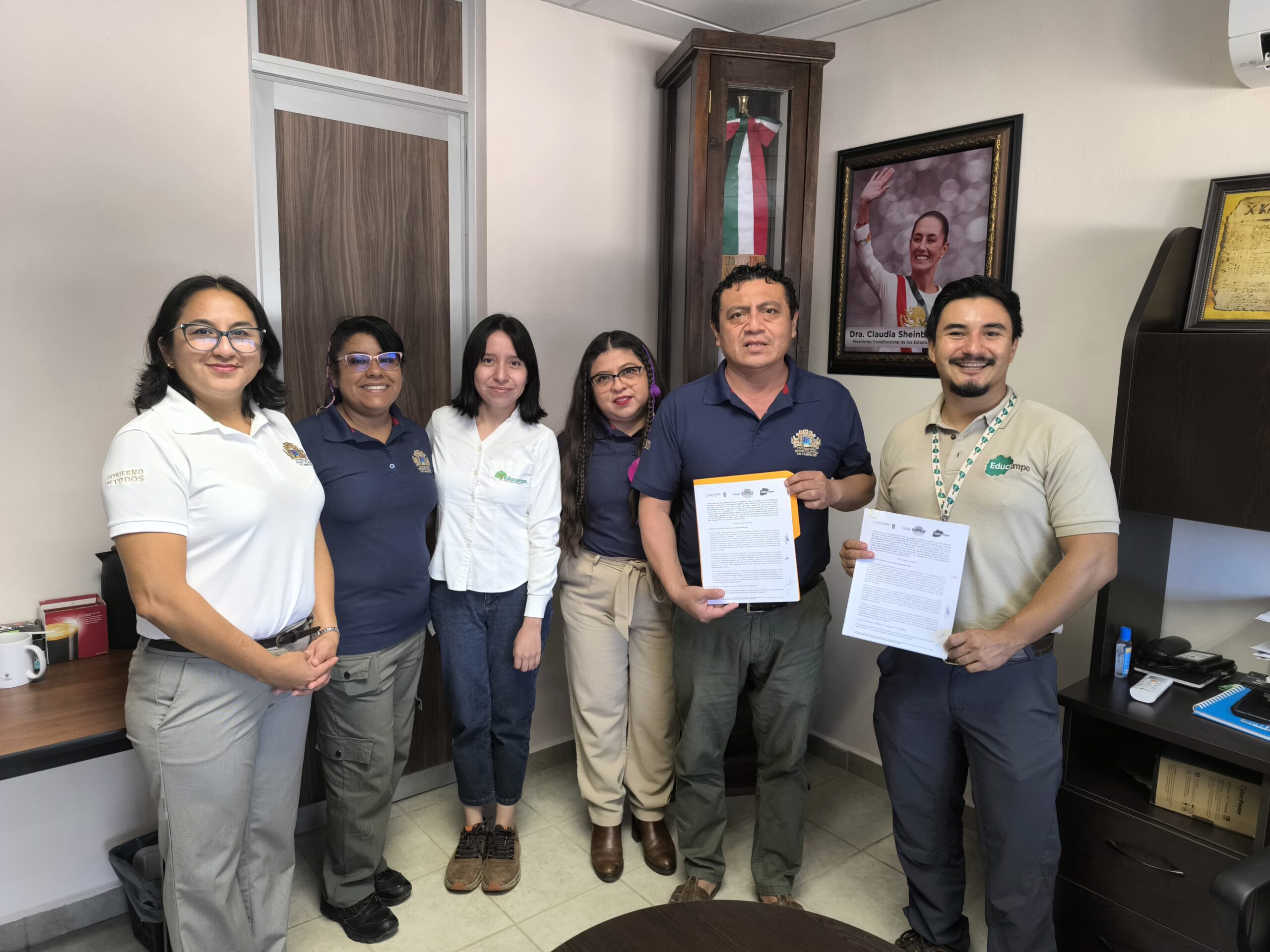 FIRMA DE CONVENIO CON A.C. FUNDACIÓN POR UNA NUEVA SOLUCIÓN – EDUCAMPO