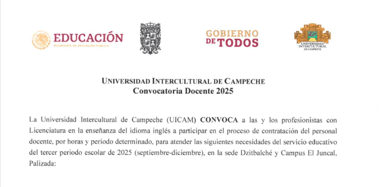CONVOCATORIA DOCENTE 2025